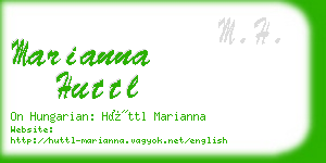marianna huttl business card